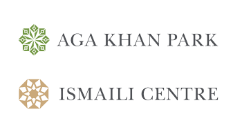 Aga Khan Park logo and Ismaili Centre logo